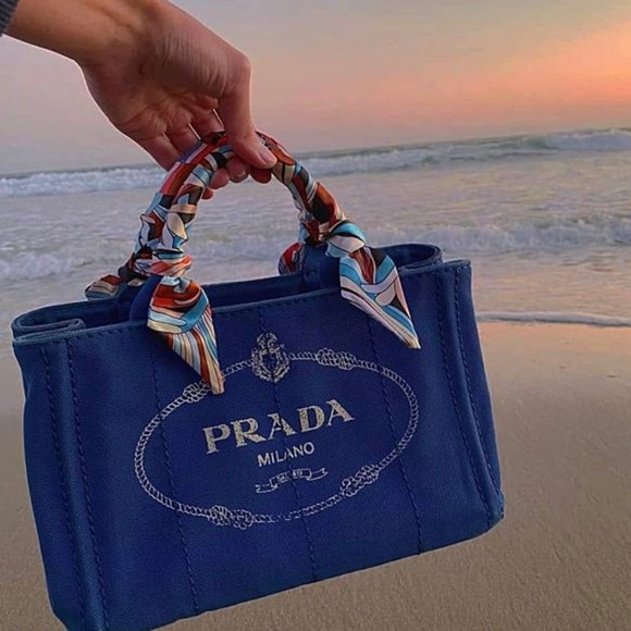 Prada Handbags - Prada canvas Canapa bag